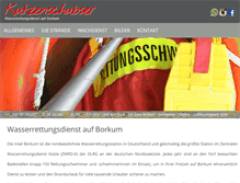 Tablet Screenshot of kutzenschubser.de